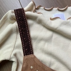 【美品】120cmaxesfarm KIDS ジャンバースカートの画像