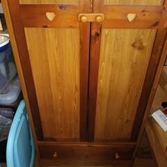 引越しのため急募☆カントリー調木製クローゼット☆戸建ての2階から運んでいただける方の画像