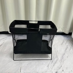 【美品】折り畳み　メッシュバスケット　　カゴ２階に