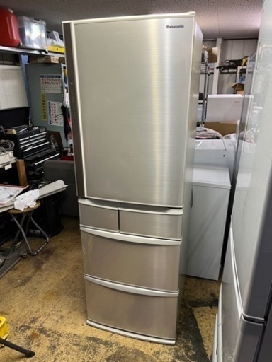 激安5ドア!! Panasonic 2018年 406L 右開き NR-E413V-N 家電 キッチン家電 冷蔵庫