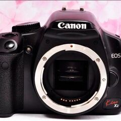 ❤️憧れのCanon一眼レフ❤️Canon EOS Kiss X2 レンズキットの画像