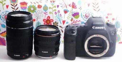 ❤極美品❤Canon❤一眼レフカメラ フルサイズ 6D ダブルレンズ❤