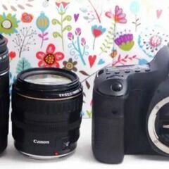 ❤極美品❤Canon❤一眼レフカメラ フルサイズ 6D ダブルレンズ❤の画像