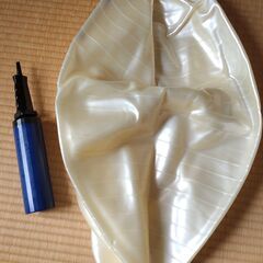 バランスボールとポンプ ストレッチボール ジムボールの画像