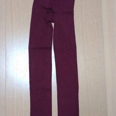 《譲渡終了》ベルメゾン Hotcott タイツ（ワインレッド系の...