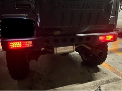 JB64用ジムニー用 エクストリームリアバンパー ラプター塗装済み