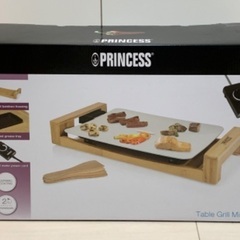 新品 ホットプレートprincess テーブルグリルストーン