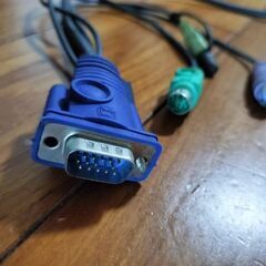 サンワサプライSanwa Supply、CPU自動切替器 (2:1) SW-KVM2AUP、CPUチェンジャー、changer中古の画像