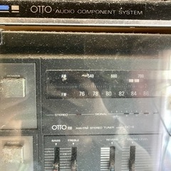 ジャンク品　OTTOオーディオコンポネートシステムの画像