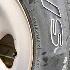 てっちんスペアタイヤ1本　215/75R15 7J TJラングラーにつけてましたの画像