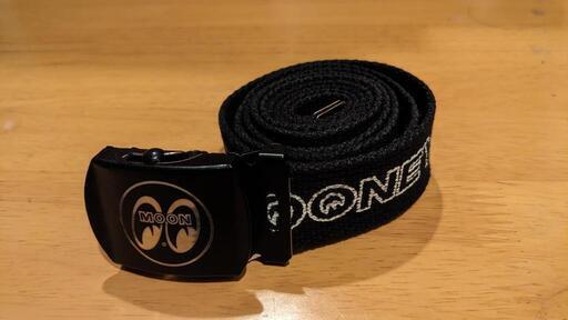黒　ブラック　gi  中古　ベルト ガチャベルト　バックル　ムーンアイズ BELT　ディッキーズ　dickies 874 廃盤　レア　アメリカ雑貨　北米