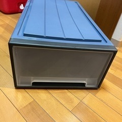 【取引完了】衣装ケース（押し入れサイズ）ネイビー  ★お好みの種...