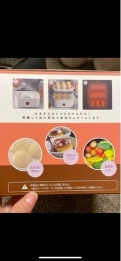 電気蒸し機フードスチーマー9割新
