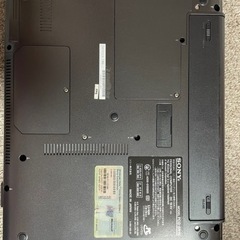 編集故障‼️ノートパソコンSONY VAIO (PCG-6R1N) の画像