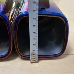 マフラーカッター ストレート2本出し 2個の画像