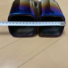 マフラーカッター ストレート2本出し 2個の画像