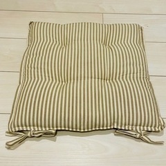 【未使用】日本製　洗える　インド綿100% 43×43 座布団