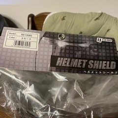 バイク、ヘルメットシールドの画像