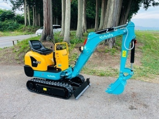 クボタK-008★ 0.8Tクラス　★ ブレーカー★可変脚★ パターン変更可 ★中古ミニユンボ★