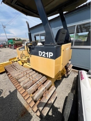 ブルドーザー コマツ D21P-7E 1993年9月製造 2,231h 510mm 湿地シュー、キャノピー、鉄クローラー　重機　整地