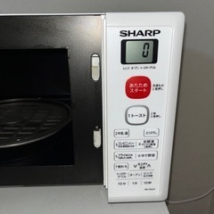 【7/11受け渡し限定】SHARP 電子レンジ 2017年製　の画像