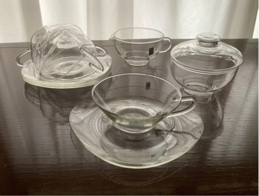 イエナグラス　ティーセット