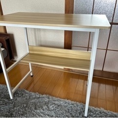 【値下げ】デスク&折りたたみイス