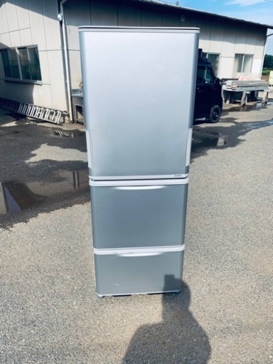 シャープ ノンフロン冷凍冷蔵庫SJ-W351C-S