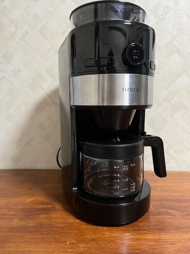 【2020年製】SC-C111 シロカ コーヒーメーカー【定価2万円以上、説明書付き‼️】値下げ交渉可能‼️