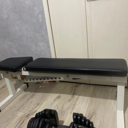 可変式ダンベル40kg(1つ)+ベンチ