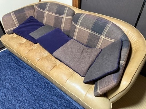 (引き取り可能なかた)オピアムソファ 3人掛けソファ