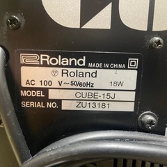 【美品】Roland CUBE-15 ギターアンプの画像