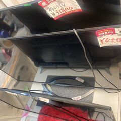 ☆中古￥45,800！SHARP　50インチ液晶スマートテレビ　家電　4T-C50AJ1型　2018年製　【BG060】