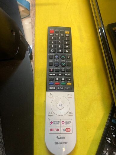 ☆中古￥45,800！SHARP　50インチ液晶スマートテレビ　家電　4T-C50AJ1型　2018年製　【BG060】