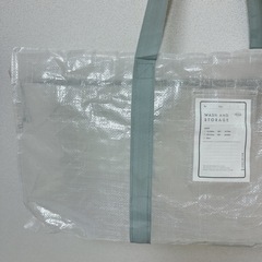 【値下げ】3COINS クリアボックスバッグLL　の画像