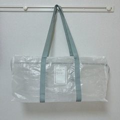 【値下げ】3COINS クリアボックスバッグLL　