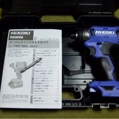 新品未使用　HiKOKI 18v インパクトドライバー                    
の画像