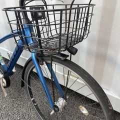 都内/千葉市引取】ママチャリ 26インチ 6段変速/カゴ/鍵/オートライト付き