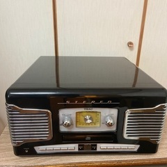 レコードプレーヤー　ラジオ　CDジャンク品　
