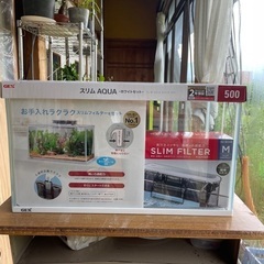 ジェックス GEX AQUARIUM スリムアクアホワイトセット...