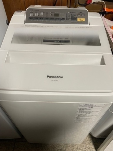●Panasonic 全自動洗濯機　7kg 2017年●使用少ない