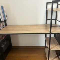 ラック付きテーブル