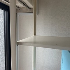 【7/14までに取りにこれる方限定0円】 白いスチール棚(一つは引き出し付き)　IKEA - FJÄLKINGE フィェルキンゲ シェルフユニットの画像