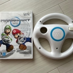 　マリオカートandハンドル　おもちゃ テレビゲーム Wii