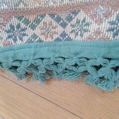 クッションカバー6枚セット　未使用　ゴブラン織　ロココ調柄フサ付き　輸入雑貨店で購入の画像