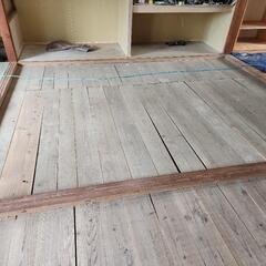 お話し中本間6畳の床板の画像