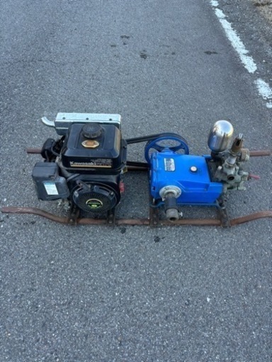 和歌山発イセキ/カワサキ★エンジンセット動噴★IS-551（ポンプ）/FE170(エンジン)