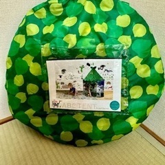 かわいい子供用テント 組み立て簡単の画像