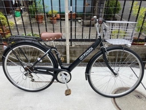 【27インチ自転車】美品❗️6段変速　LEDオートライト付　前後タイヤ、鍵新品❗️スペアキーあり　若林自転車　膳所電話　SALE中❗️