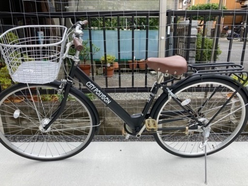 【27インチ自転車】美品❗️6段変速　LEDオートライト付　前後タイヤ、鍵新品❗️スペアキーあり　若林自転車　膳所電話　SALE中❗️